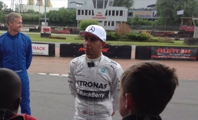 lewis hamilton at rye house